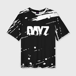 Женская футболка оверсайз Dayz брызги красок