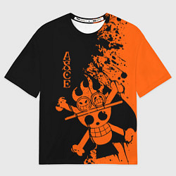 Футболка оверсайз женская One Piece - Ace, цвет: 3D-принт