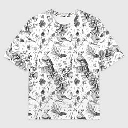 Футболка оверсайз женская Бузулукский бор, цвет: 3D-принт