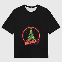 Футболка оверсайз женская New year, цвет: 3D-принт