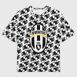 Футболка оверсайз женская Ювентус хвост феи лого аниме, цвет: 3D-принт