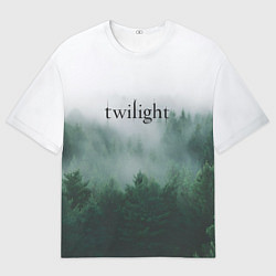 Футболка оверсайз женская Twilight forest, цвет: 3D-принт