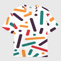 Женская футболка оверсайз Oval oil