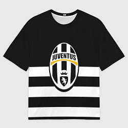Женская футболка оверсайз Juventus линии