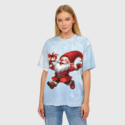 Футболка оверсайз женская Подарок от гнома, цвет: 3D-принт — фото 2
