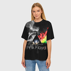 Футболка оверсайз женская Pink Floyd, цвет: 3D-принт — фото 2