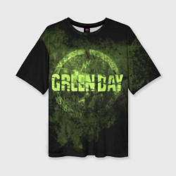 Женская футболка оверсайз Green Day: Acid Voltage