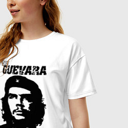 Футболка оверсайз женская Che Guevara, цвет: белый — фото 2