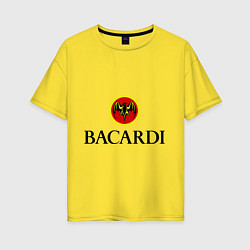 Футболка оверсайз женская Bacardi, цвет: желтый