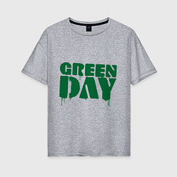 Футболка оверсайз женская Green Day, цвет: меланж