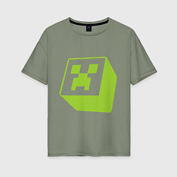 Футболка оверсайз женская Green Creeper, цвет: авокадо