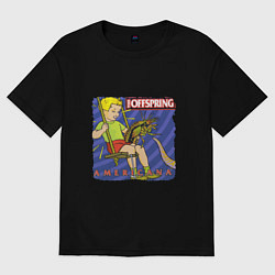 Футболка оверсайз женская The Offspring: Americana, цвет: черный