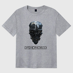 Футболка оверсайз женская Dishonored, цвет: меланж