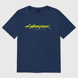 Футболка оверсайз женская Cyberpunk 2077, цвет: тёмно-синий