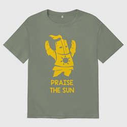 Футболка оверсайз женская Praise the Sun, цвет: авокадо