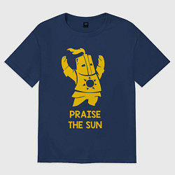 Футболка оверсайз женская Praise the Sun, цвет: тёмно-синий
