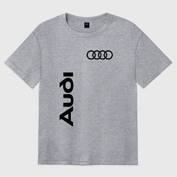 Футболка оверсайз женская Audi Style, цвет: меланж