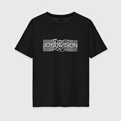 Футболка оверсайз женская Joy Division, цвет: черный