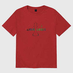 Футболка оверсайз женская No Game No Life, цвет: красный