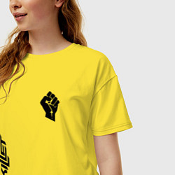 Футболка оверсайз женская Skillet Force, цвет: желтый — фото 2