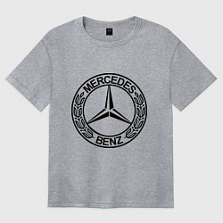 Женская футболка оверсайз Mercedes-Benz