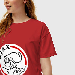 Футболка оверсайз женская Ajax FC, цвет: красный — фото 2