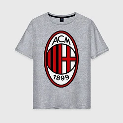 Женская футболка оверсайз Milan ACM