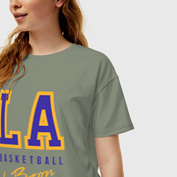 Футболка оверсайз женская Lebron 23: Los Angeles, цвет: авокадо — фото 2