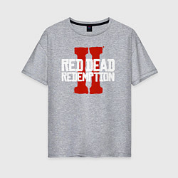 Футболка оверсайз женская RDR II, цвет: меланж