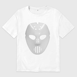 Футболка оверсайз женская Angerfist Mask, цвет: белый