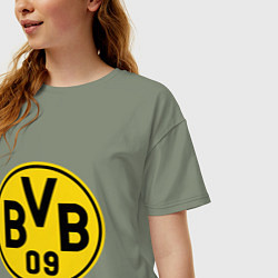 Футболка оверсайз женская BVB 09, цвет: авокадо — фото 2