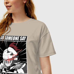 Футболка оверсайз женская Убийца гоблинов 9, цвет: миндальный — фото 2