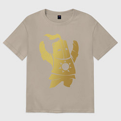 Футболка оверсайз женская Praise the Sun!, цвет: миндальный