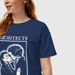Футболка оверсайз женская Architects: Love, цвет: тёмно-синий — фото 2