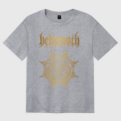 Футболка оверсайз женская Behemoth: Demonica, цвет: меланж