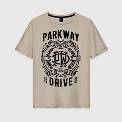 Женская футболка оверсайз Parkway Drive: Australia