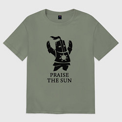 Футболка оверсайз женская Praise the Sun, цвет: авокадо