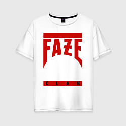 Женская футболка оверсайз FaZe Clan