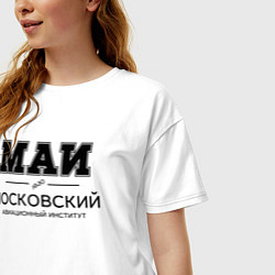 Футболка оверсайз женская МАИ, цвет: белый — фото 2