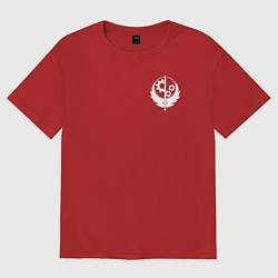 Футболка оверсайз женская Fallout: Brotherhood of Steel, цвет: красный