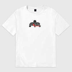 Футболка оверсайз женская WorkOut: GTA V Style, цвет: белый