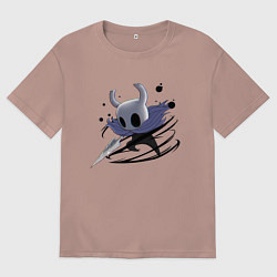 Футболка оверсайз женская Hollow Knight, цвет: пыльно-розовый