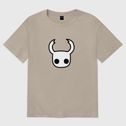 Футболка оверсайз женская Hollow knight, цвет: миндальный