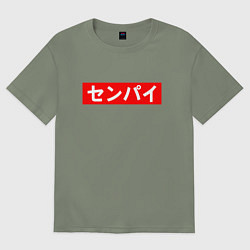 Футболка оверсайз женская SENPAI, цвет: авокадо