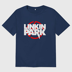 Футболка оверсайз женская LINKIN PARK, цвет: тёмно-синий