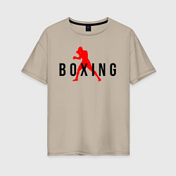 Женская футболка оверсайз Boxing indastry