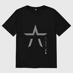 Футболка оверсайз женская Starset - Divisions, цвет: черный