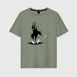 Футболка оверсайз женская Hollow Knight, цвет: авокадо