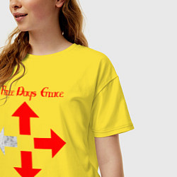 Футболка оверсайз женская Three Days Grace, цвет: желтый — фото 2