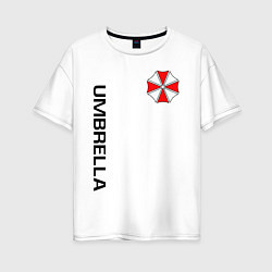 Футболка оверсайз женская UMBRELLA CORP, цвет: белый